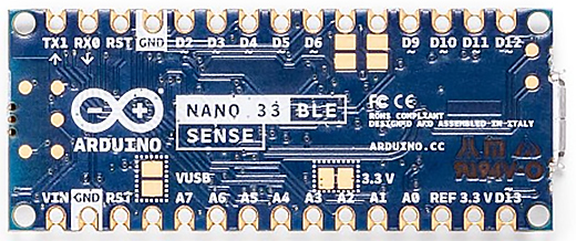 Arduino Nano 33 BLE Sense back