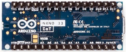 Arduino Nano 33 IoT with headers-back