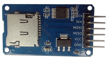 MicroSD adaptor SPI