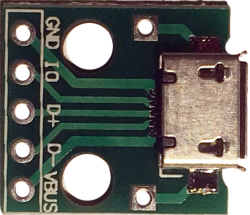 MICRO USB DIP-адаптер 5pin 