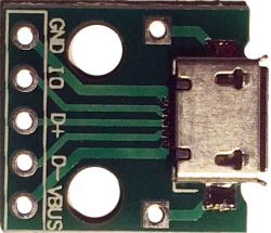 MICRO USB DIP-адаптер 5pin